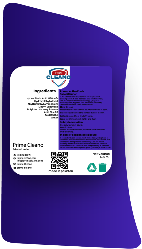 Primex Active Fresh Toilet Cleaner - Image 3